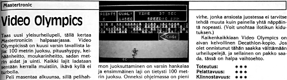 Video Olympics